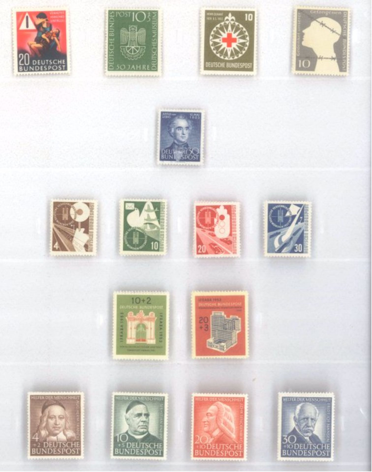 BUND 1949-2000, doppelt geführte Sammlung mit POSTHORN!Sammlung in postfrisch und gestempelt mit - Image 11 of 16