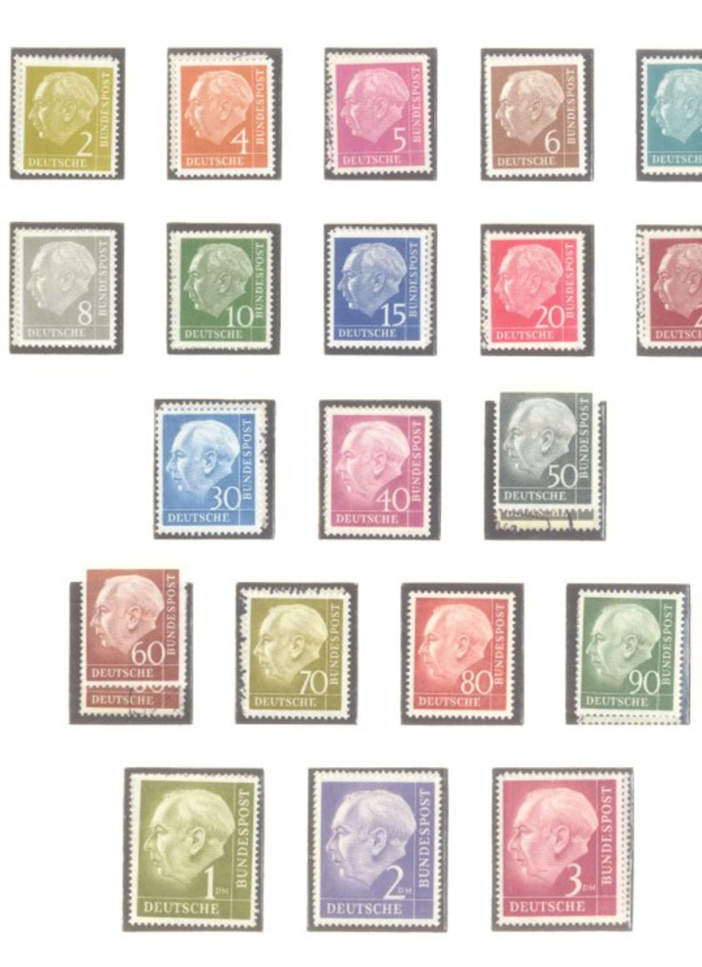 BUND 1949-2000, doppelt geführte Sammlung mit POSTHORN!Sammlung in postfrisch und gestempelt mit - Image 13 of 16