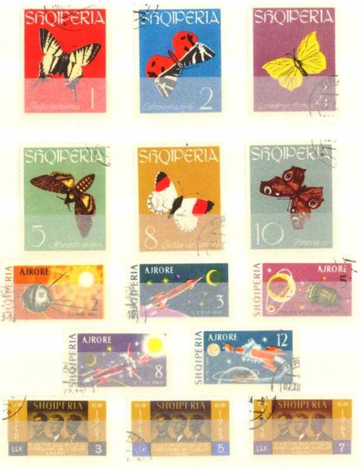 ALBANIEN 1962-1964, mit Blocks 11/12/15!-18; KW 1150,-Euro!!gestempelte Luxussammlung mit den - Image 4 of 7