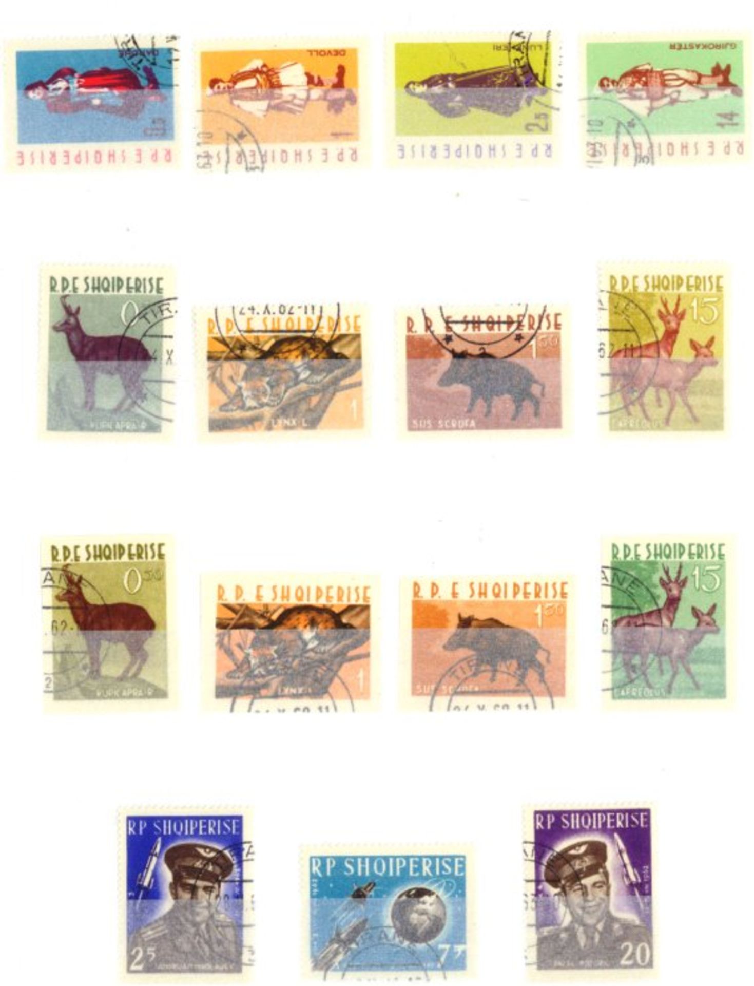 ALBANIEN 1962-1964, mit Blocks 11/12/15!-18; KW 1150,-Euro!!gestempelte Luxussammlung mit den - Image 2 of 7