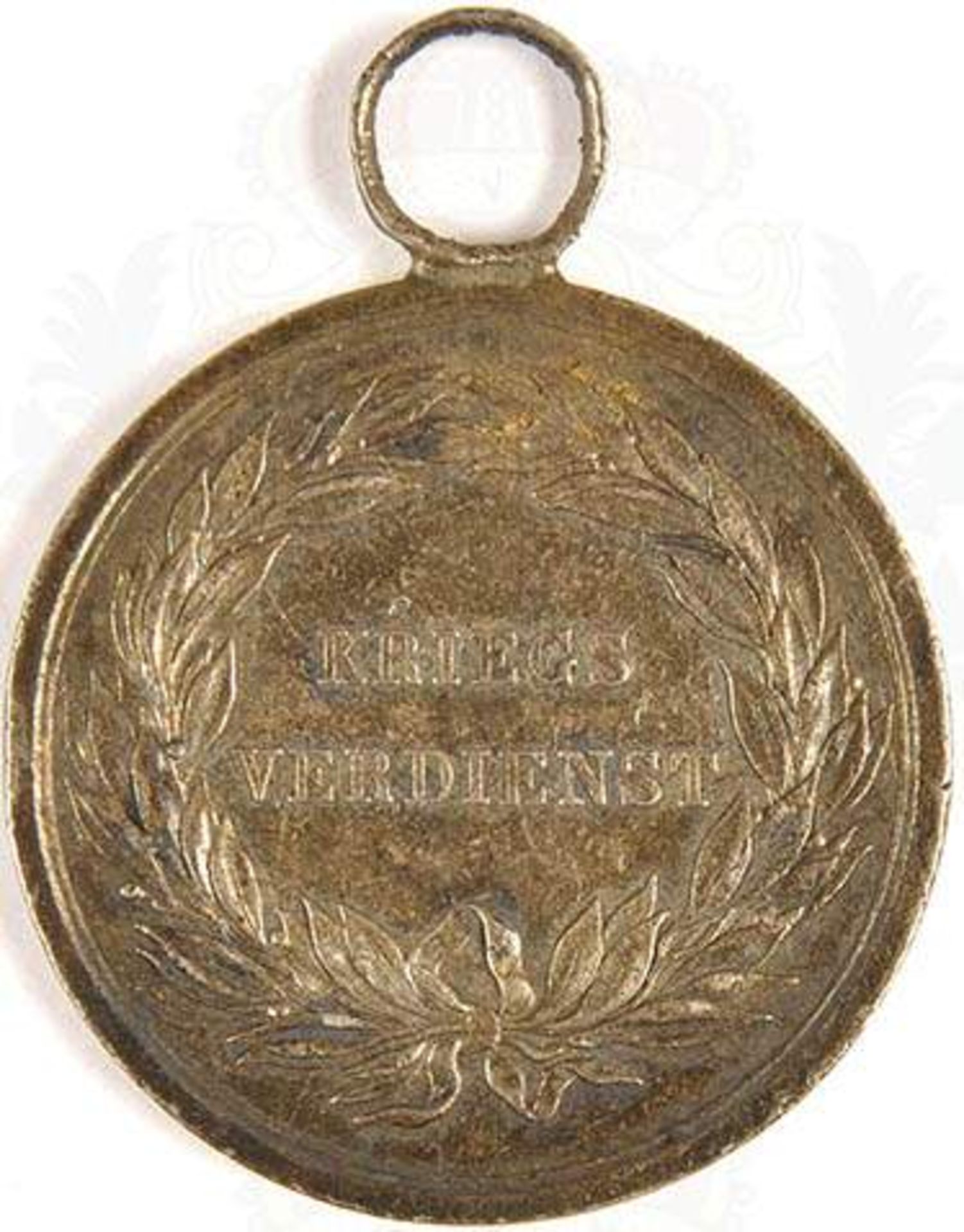 MILITÄR-EHRENZEICHEN 2. KLASSE, Silber, Bd. fehlt, "kantiger" Bandring (Verleihung 1864 o. -66), - Bild 2 aus 2