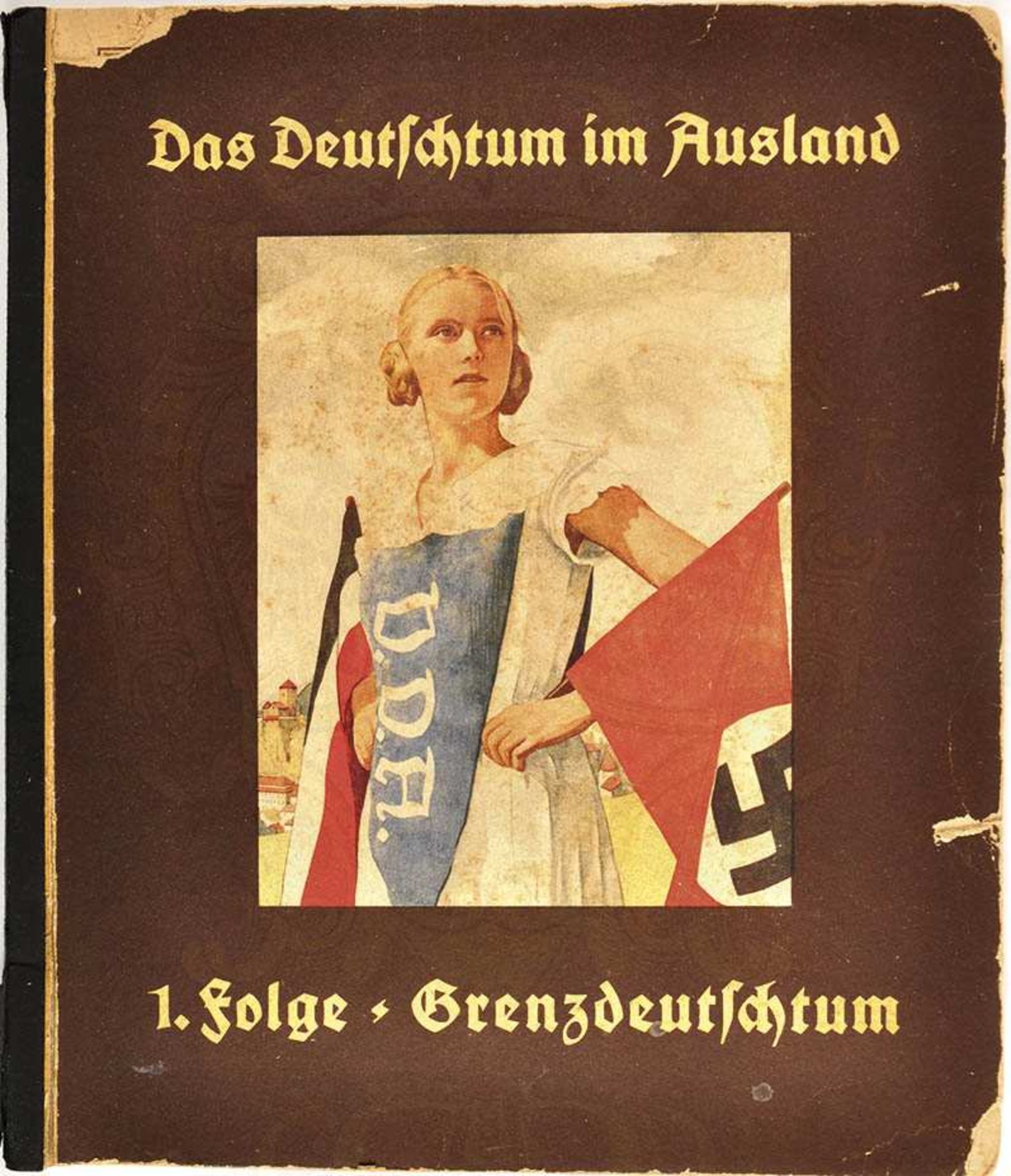 DAS DEUTSCHTUM IM AUSLAND, 1. Folge "Grenzdeutschtum", Hrsg.: VDA, Hannover, 150 farbige Bilder (
