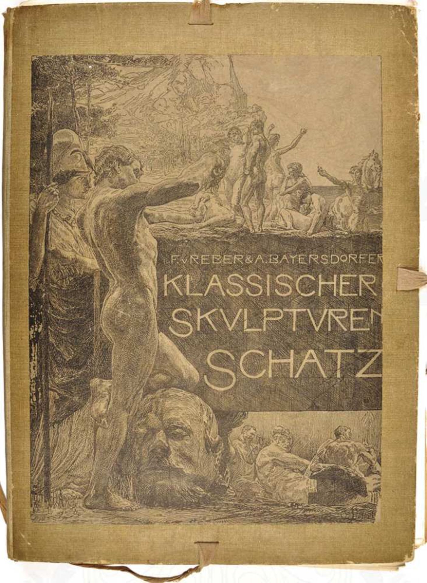 KLASSISCHER SKULPTURENSCHATZ, Hrsg. F. von Reber/A. Bayersdorfer, München 1898, über 130 s/w