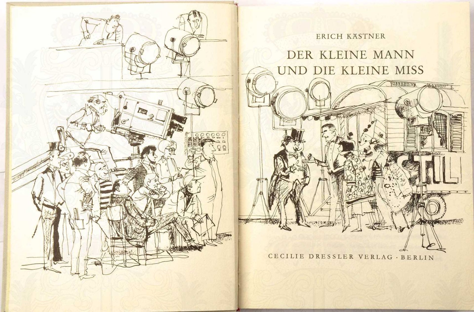 KÄSTNER, ERICH (1899-1974), Kugelschreiber-OU in seinem Buch "Der kleine Mann und die kleine - Bild 2 aus 2