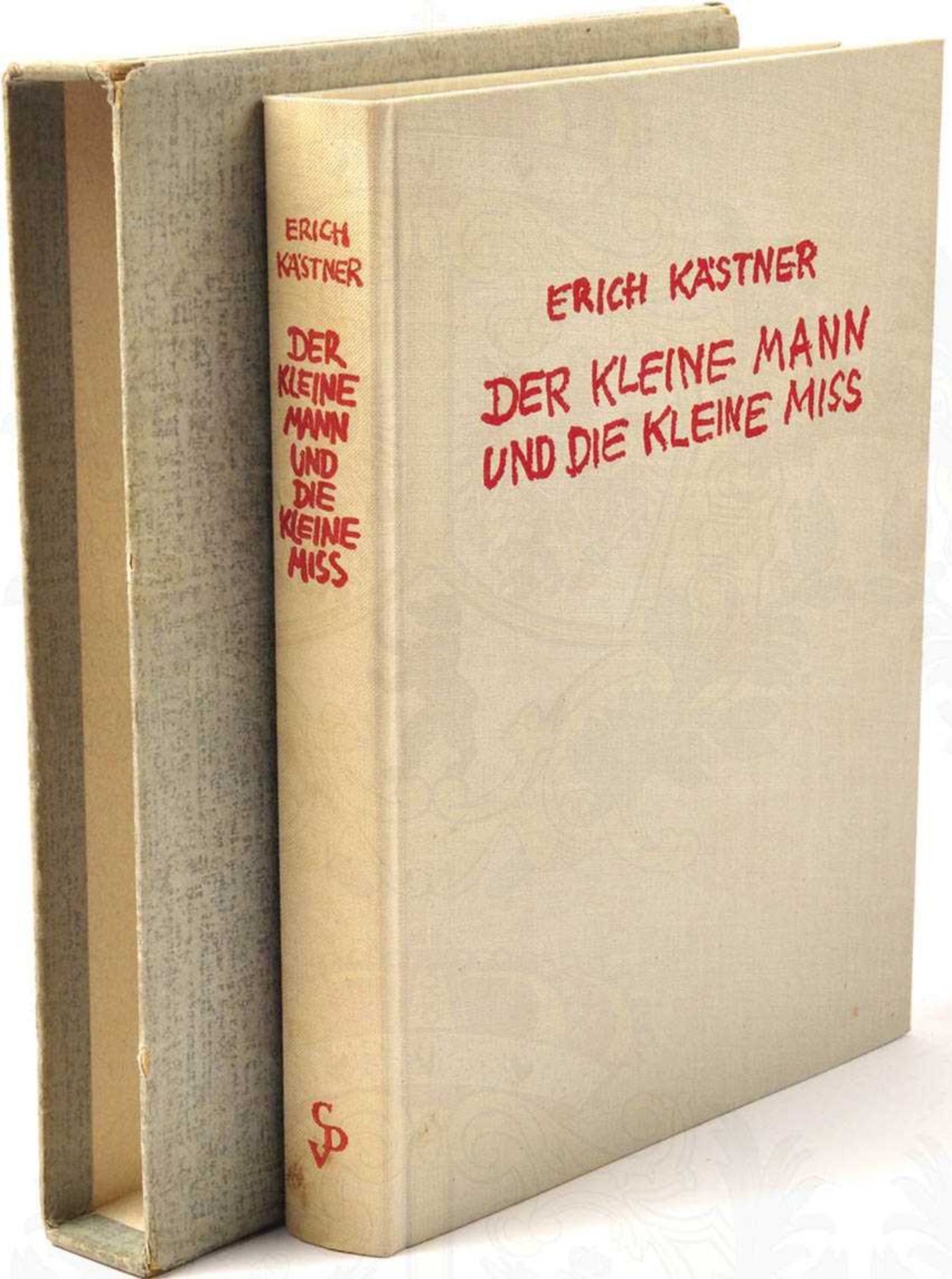 KÄSTNER, ERICH (1899-1974), Kugelschreiber-OU in seinem Buch "Der kleine Mann und die kleine