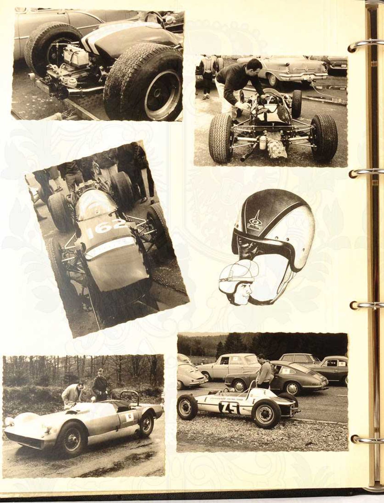 FOTOALBUM ADAC-FAHRTEN1965/66, 85 Fotos, Sauerland-Seenfahrt, Westfalen-Fahrt, Nürburgring-Rennen - Bild 2 aus 2