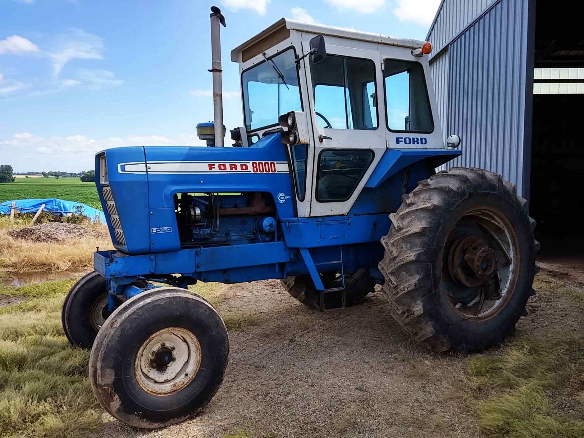 Ford 8000 Tractor w cab 4067 hours - Image 4 of 4