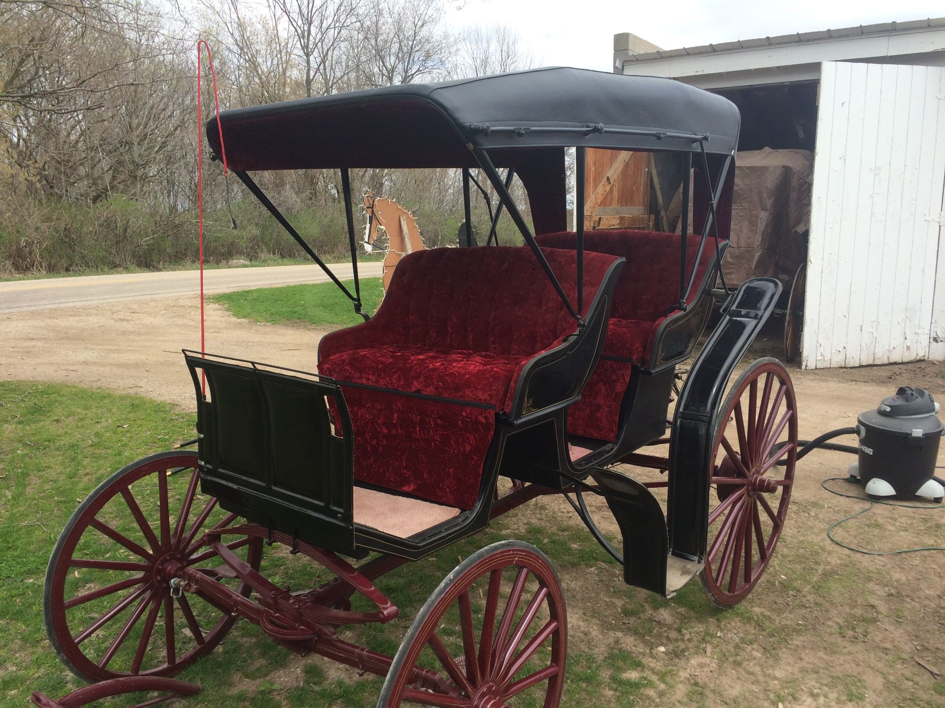 2 Seat Indiana Buggy w/ hyd brakes - Image 6 of 10