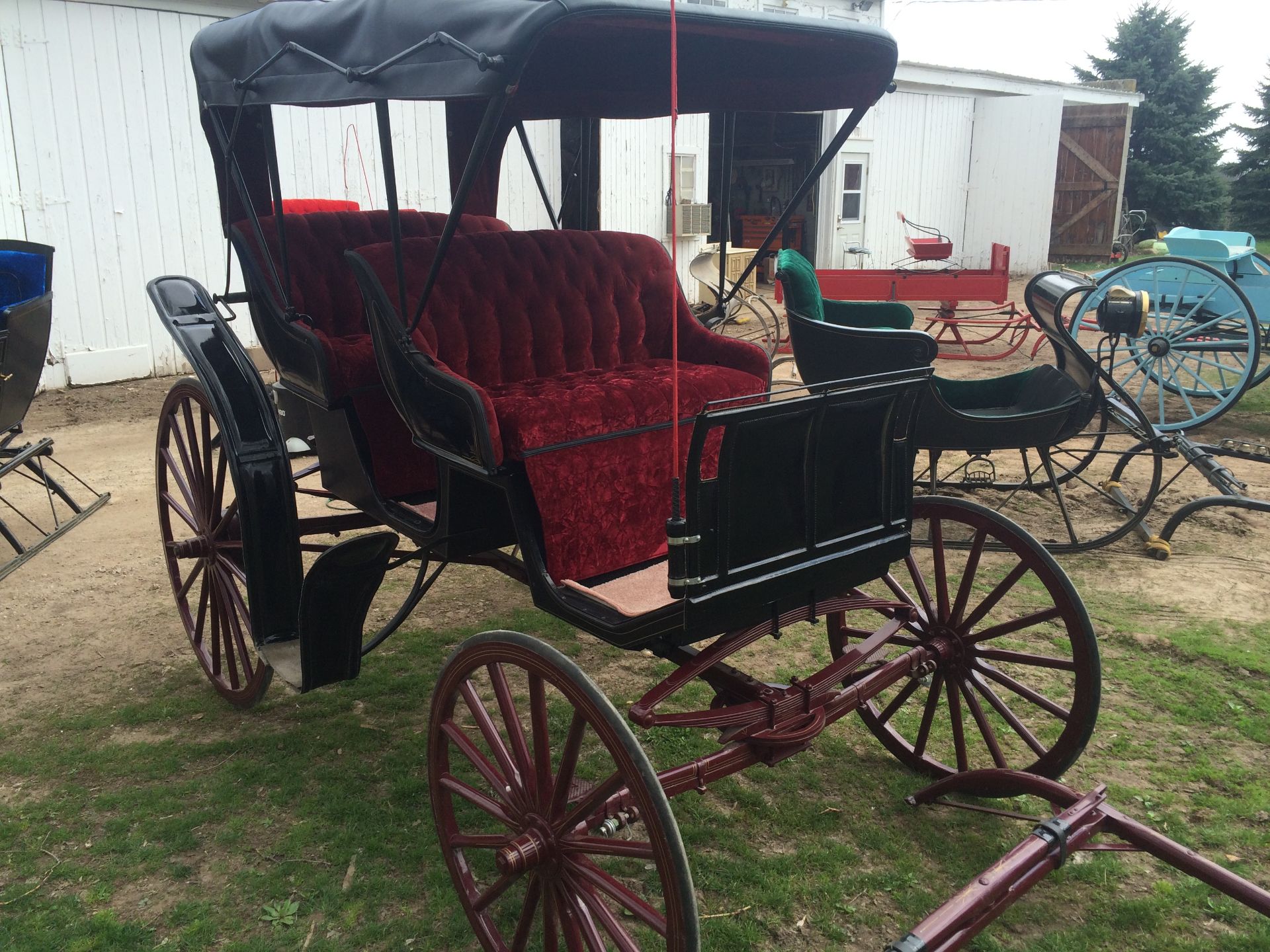 2 Seat Indiana Buggy w/ hyd brakes - Image 2 of 10