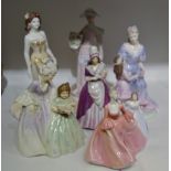 A Coalport figure Wendy, another Togetherness,