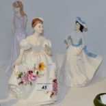 A Royal Doulton figure, Marilyn, HN3002; others, Chelsea Zoe, HN4208; Margaret,