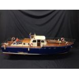 Radio Controlled - a kit built model Pleasure Cruiser "Lady Helen", electrical torpedo 850 motor,