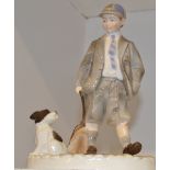 A Royal Worcester figure of 'Can I come too', modelled  by Peter Holland, limited edition 478/5000,