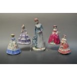 A Royal Worcester figure Walking out Dresses of the 19th century, 1878,