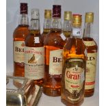 Whisky - Famous Grouse, Bells, Canadian Whisky,