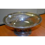 A silver table centre bowl,