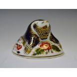 A Royal Crown Derby Collectors Guild Exclusive paperweight, Mole, printed mark,