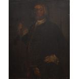 Continental School (mid-18th century) Portrait of a Gentleman-Officer,
