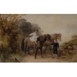 William Henry Piggott (1810- 1901) Morning Ride signed, watercolour,