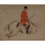 English School (early 20th century Caricature Study, Lord Galway,