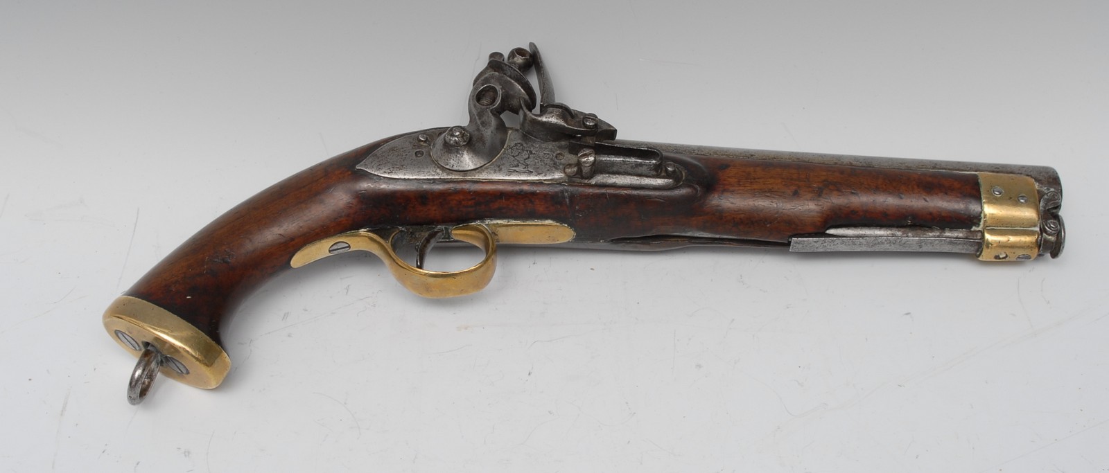 A George III East India Company flintlock pistol, 21.