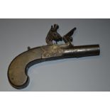 A George III flintlock pocket pistol, by John Bass, London, 3.