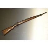 ***LOT WITHDRAWN***A Mauser K98 bolt action rifle, 7.92mm calbre, serial no.