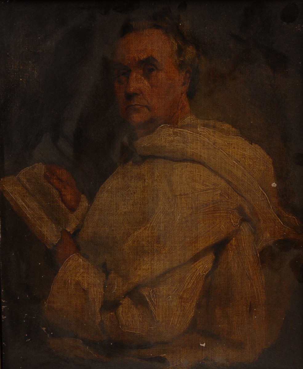 Continental School (late 19th century) Portrait of a Carthusian Monk,