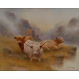 An English porcelain rectangular plaque, by Milwyn Holloway (former Royal Worcester artist), signed,