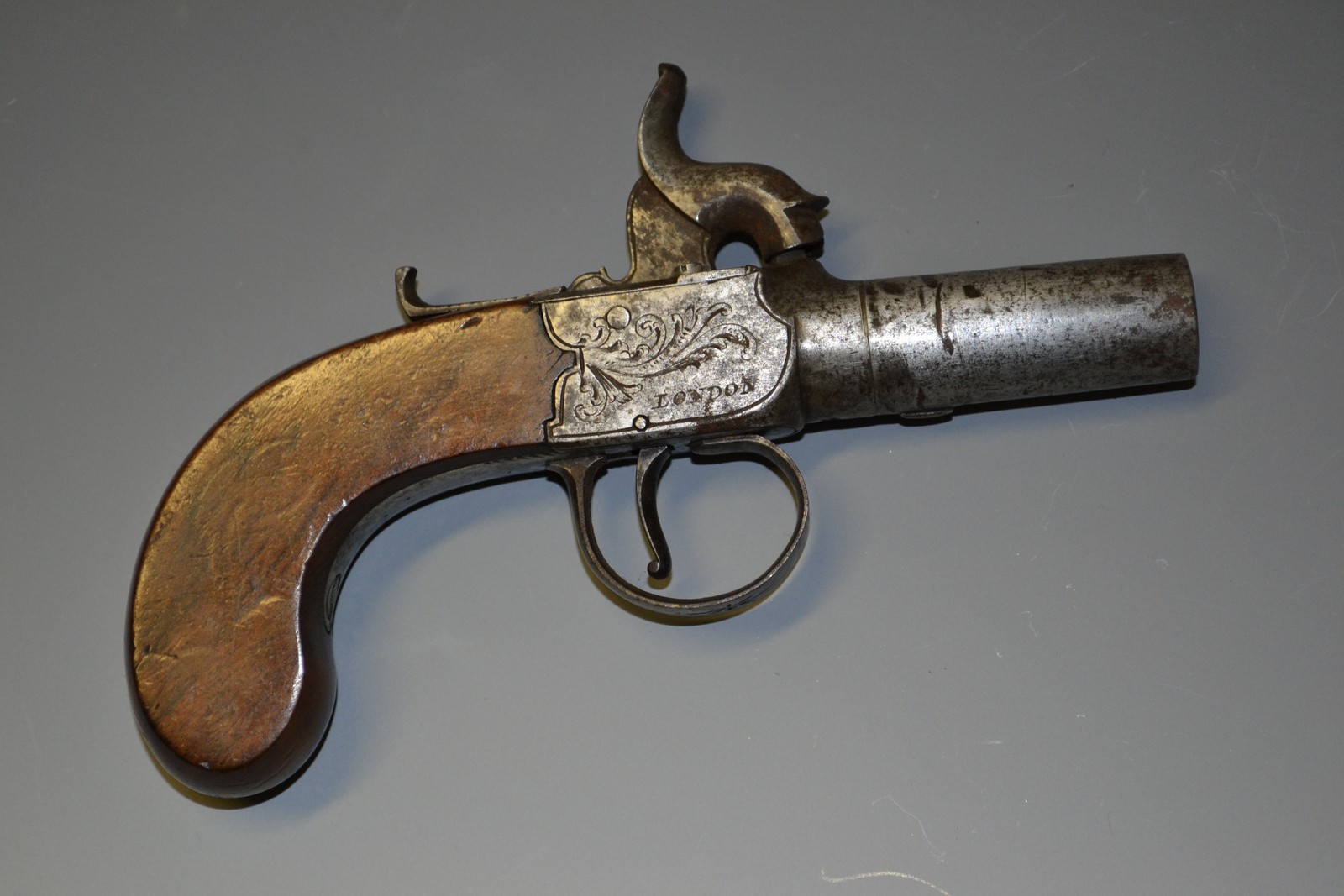 A George IV percussion pocket pistol, by Durs Egg, London, 4.