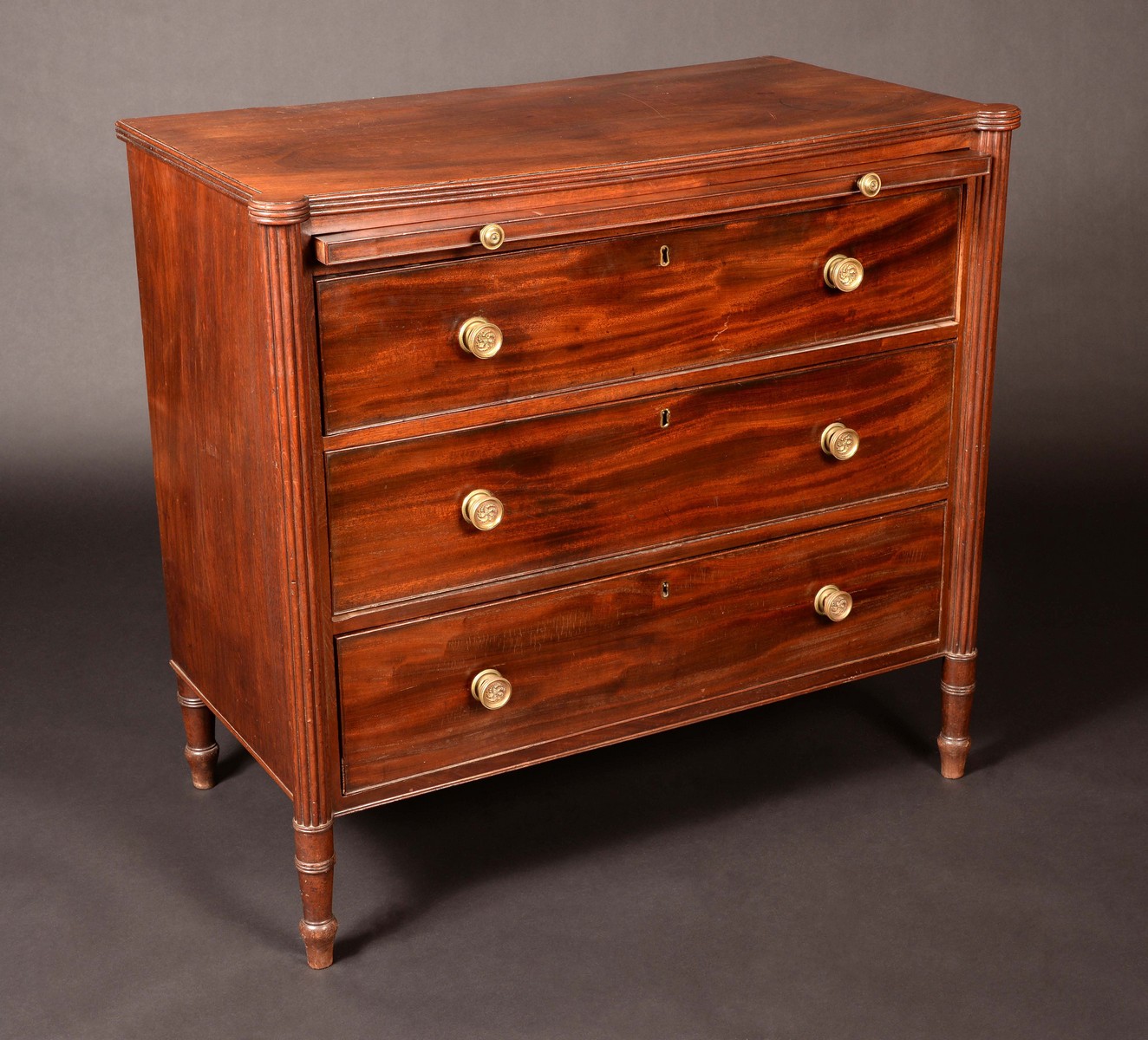 A Regency mahogany bachelor's chest,