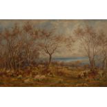 William R. Hoyles (1870-1935) Early Spring, Gloddaeth Woods singed, watercolour, 35cm x 53.
