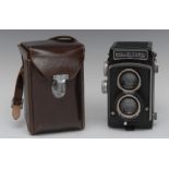 Photography - Franke & Heidecke GmbH, A Rolleicord II type 4 (IIa) twin-lens reflex camera, f3.