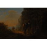 Dutch School (late 18th/early 19th century) His Faithful Steed and Companion oil on panel,