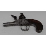A George III percussion pocket pistol, by Ketland & Co, London, 4.