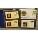 Stamps, ring binder albuym containing First Day Covers 1969-2004 including RNLI Series 39, 47,