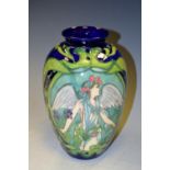 An Old Tupton ware baluster shaped vase,