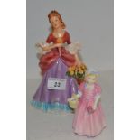 A Royal Doulton figure, Tinkle Bell HN1677; a Goebel figure,