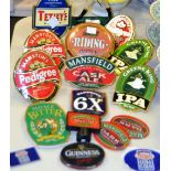 Breweryana - pump clips, various beers,