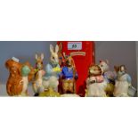 Royal Albert Beatrix Potter - various including Squirrel Nutkin,