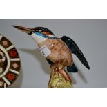 A Beswick Kingfisher, perched on reeds, 12.