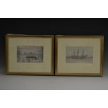 English School A pair, double sided, HMS St Vincent, Portsmouth, Training Ship,