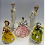 Decorative Figures - a Royal Doulton figure Sandra HN2275; Rebecca HN2809; Buttercup HN2308;