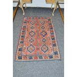 A Persian Yalameh rug 158 x 105 cm