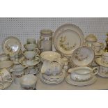 Ceramics - Poole Springtime pattern part tea service,