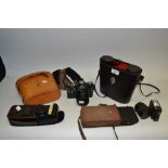 A Fernseh 7 x 12x40 binoculars; others,