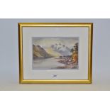 Albert Rosser (20th century) Head of Buttermere, watercolour, signed,