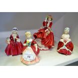 A Royal Doulton figure Peggy, HN2038; others ,