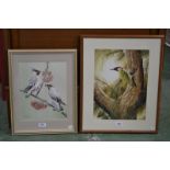 Terence James Bond, after, (Contemporary), Green Woodpecker, a Lithographic Print,