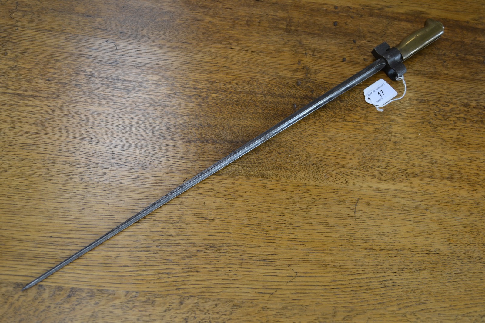 A bayonet,